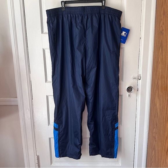 Vintage Deadstock Starter Men’s Track Pants Pull On Elastic Waist Windbreaker - Picture 16 of 16